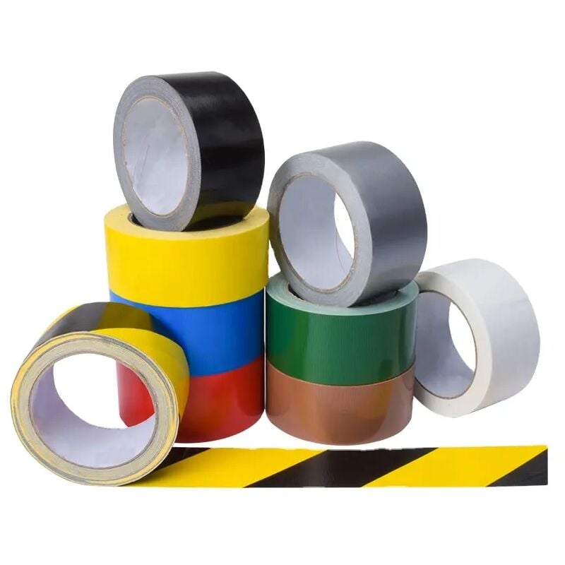 Nastro Americano telato plastificato per riparazioni 38mm x 25 Metri in 8 colori Packaging - Colore Rosso - 38mm x 25 Metri