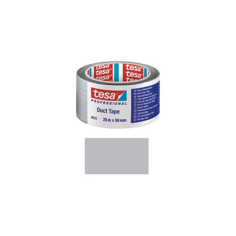 Tesa - nastro alta resistenza duct tape 4610 • grigio mm 50 ml 25