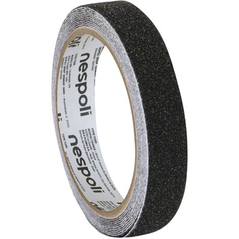 NASTRO ANTISCIVOLO 25MM X 15M NERO