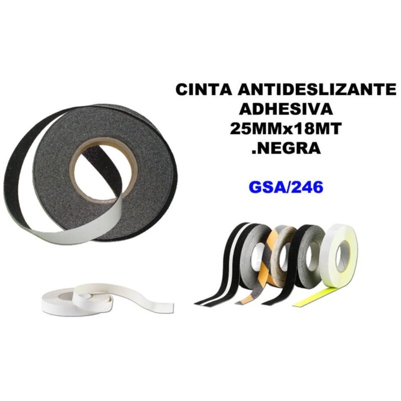 Strisce Antiscivolo Adesive Mm.25 Rt.18mt Antiscivolo Per Scale