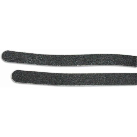Nastro Antiscivolo Autoadesivo Nero per Scale Larghezza 20 Lunghezza 60 cm 50pz