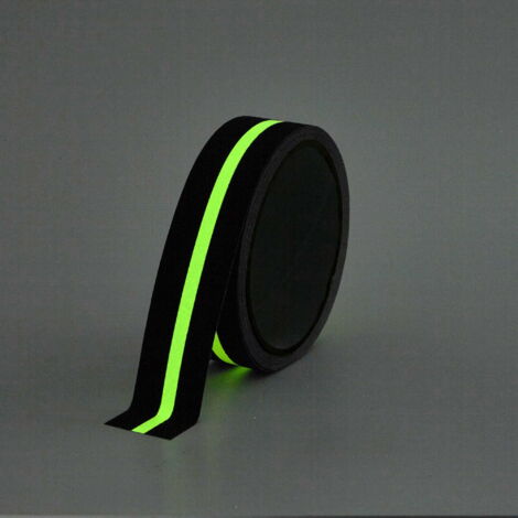 Nastro antiscivolo con linea luminosa 50mm/3m