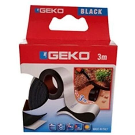 NASTRO AUTOAGGLOMERANTE IN SILICONE GEKO - NERO MM 25 ML 3 SP MM 0,75 - 4 pezzi