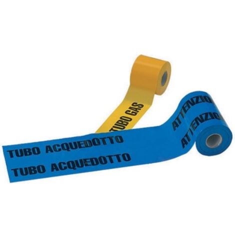 NASTRO AVVERTITORE Giallo - 200 mt