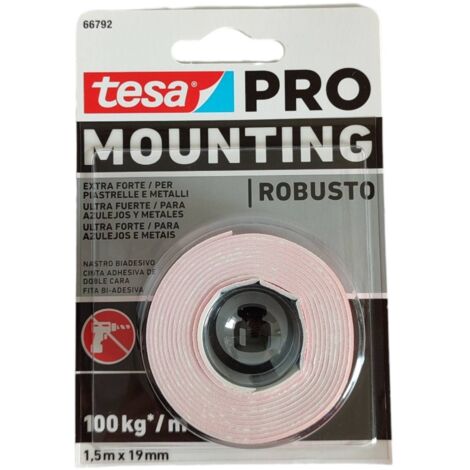 NASTRO BIADESIVO IN SCHIUMA 'ULTRA STRONG 66792' mm 19 x mt. 1,5