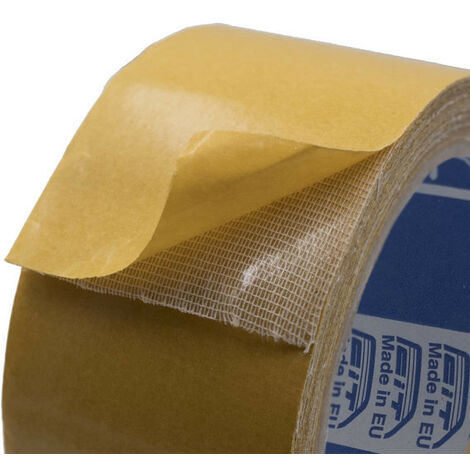 Nastro biadesivo per moquette - GARZA - neutro - 260my - 25mt Packaging - 50mm x 25mt