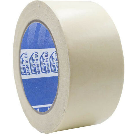 Nastro biadesivo PERMANENTE per moquette, tappeti e altri fissaggi 25mt Packaging - 100mm x 25mt