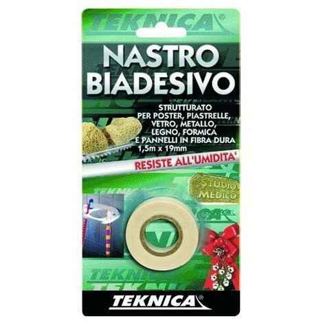 NASTRO BIADESIVO SCHIUMATO 19MMX1,5