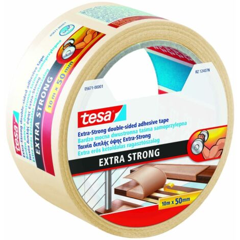 NASTRO BIADESIVO TESA 25m x 50mm PER TAPPETI EXTRA RESISTENTE