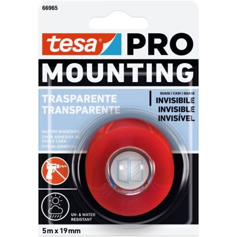 NASTRO BIADESIVO TESA MOUNTING PRO TRASP 19MMX5M
