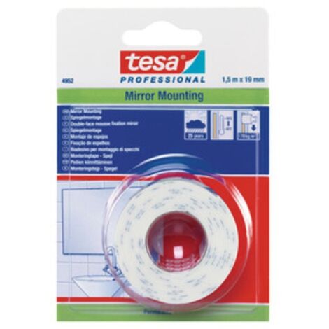 NASTRO BIADESIVO TESA P/SPECCHI 19MMX1,5M
