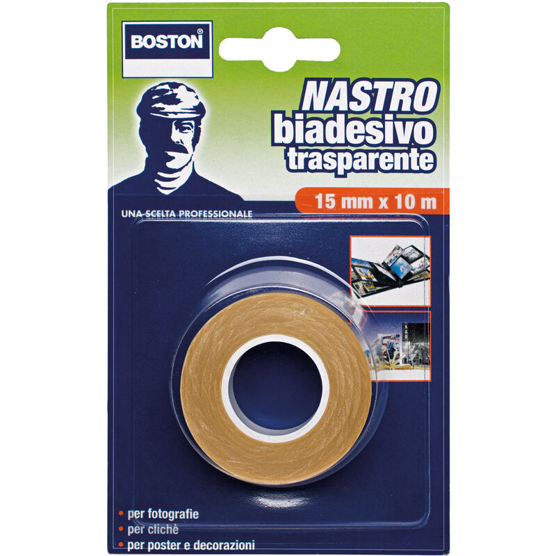 Image of Nastro biadesivo traspar. boston ml.10x15mm.
