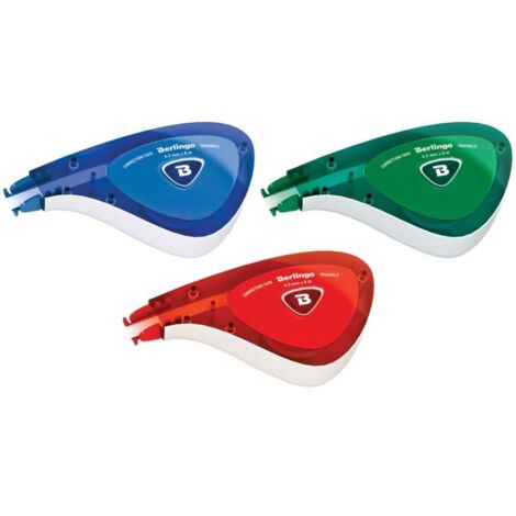 Nastro correttore Berlingo Triangolo 4,2 mm - 8 m, MIX di colori