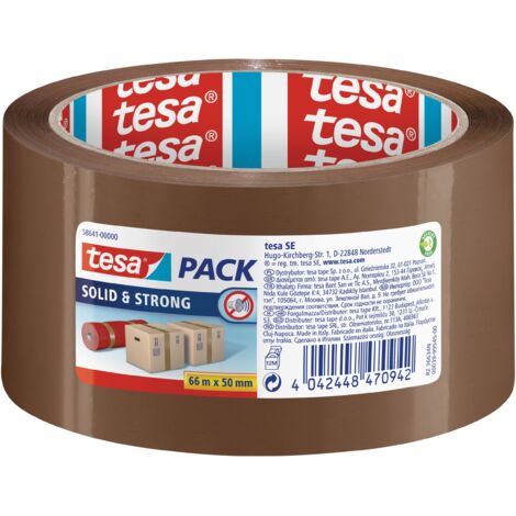 Nastro da imballaggio Tesa 66m x 50mm marrone MOLTO RESISTENTE