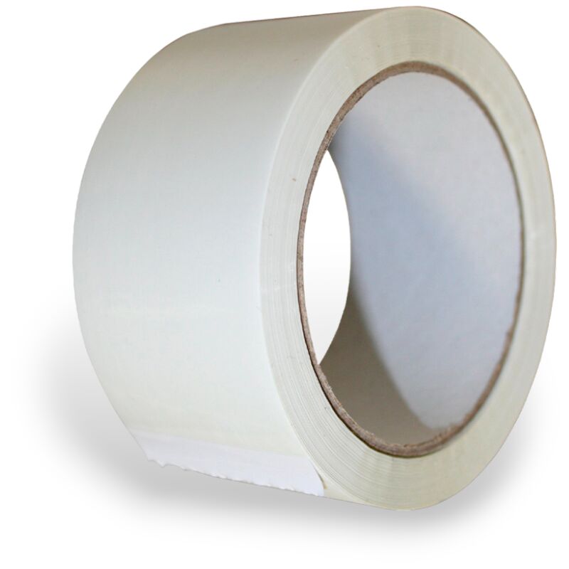 Image of Brixo - Scotch nastro adesivo tradizionale ultra resistente per imballaggi e lavori trasloco ppl Noise - Bianco - Bianco