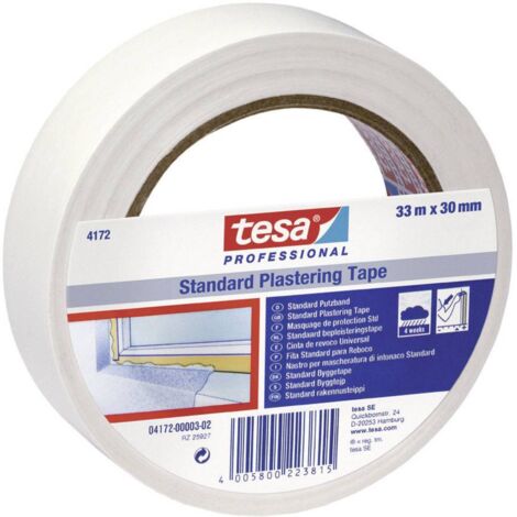 Nastro da intonaco 4172 Standard liscio giallo lunghezza 33 m larghezza 50 mm TESA