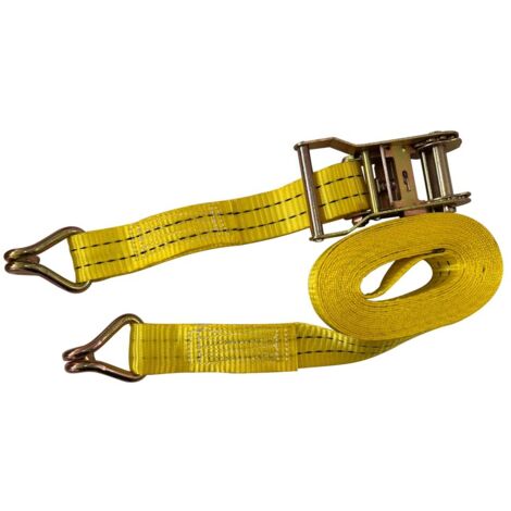 NASTRO DI ANCORAGGIO AD UNCINO mt. 6 x mm 38 - giallo
