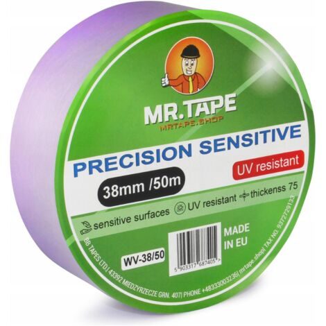 NASTRO DI CARTA DI PRECISIONE WASHI VIOLA 38 mm/50 m RESISTENTE AI RAGGI UV