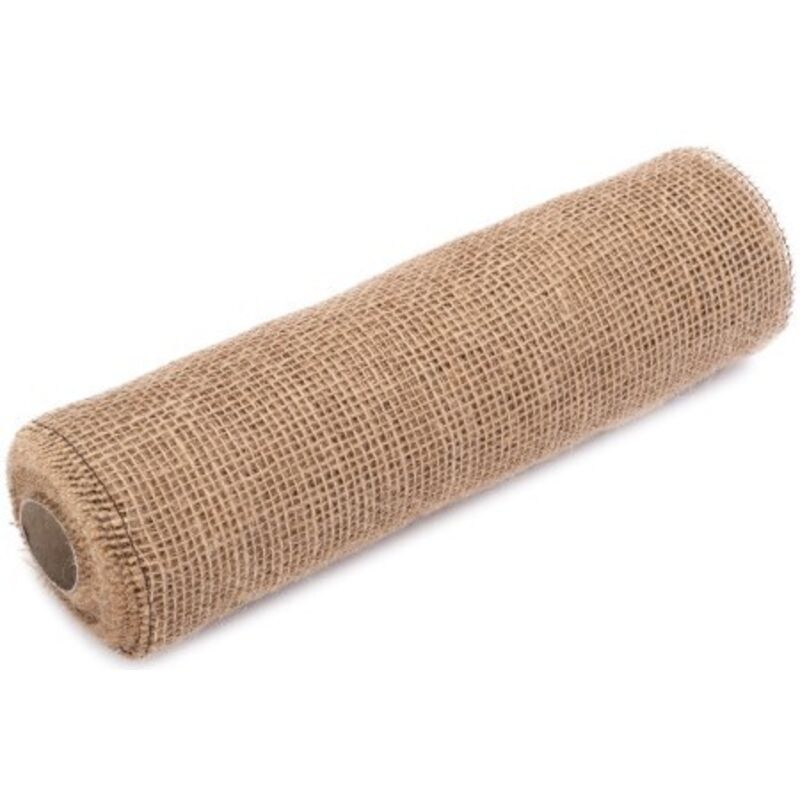 Nastro di iuta irrigidito 25 cm/5 m Nastro di iuta largo Nastro decorativo per matrimoni