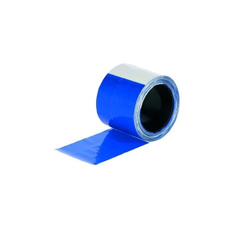 Nastro di protezione dell'effetto disuasorio kerbl, 80 mm x 100 m, blu e bianco