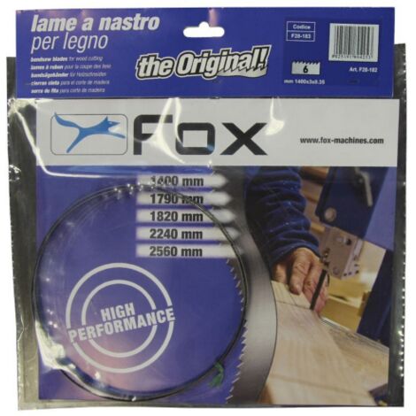 nastro di ricambio 3 mm per sega Fox mod F28-182 seghe per legno