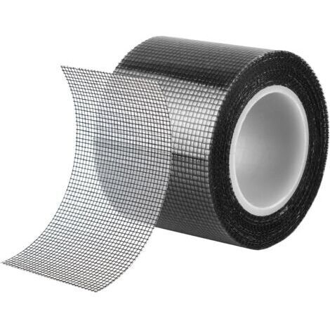 Nastro di riparazione in fibra di vetro da 50 mm x 5 m per zanzariere, adesivo resistente in fibra di vetro per finestre e zanzariere