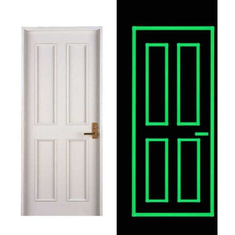 Nastro di segnalazione di sicurezza in PVC antiscivolo e luminoso da 3 metri per scale e pavimenti (dimensioni intere 5 cm x 3 m)