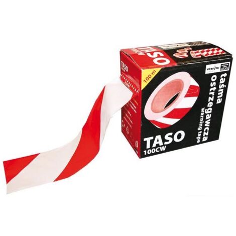 Nastro di segnalazione nel dispenser 70MM100MB bianco e rosso - nastro 7010C