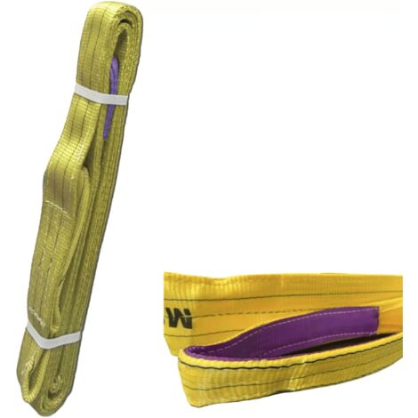 Nastro fascia sollevamento cinghia braca imbracatura carichi con asole 3 ton 3000 kg 3 mt F33