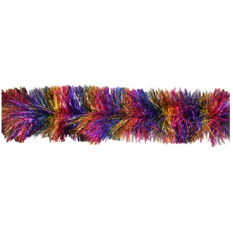 Nastro festone boa multicolore raimbow 400 cm addobbi decorazioni natalizi per casa albero di natale