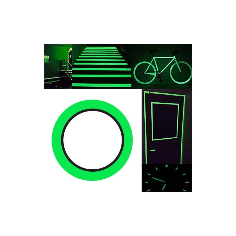 Nastro Glow in the Dark, 10 m x 1 cm, nastro