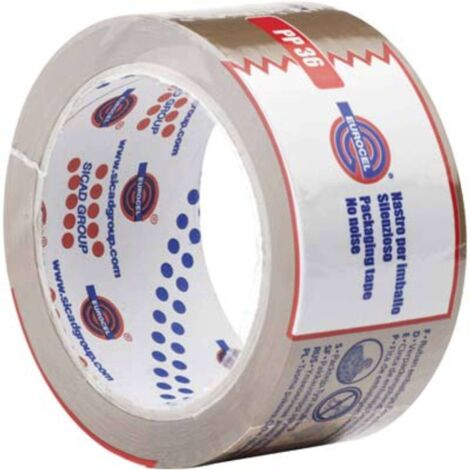 NASTRO IMBALLO AVANA SILENT PP36TB EUROCEL - PPL MM 50 ML 66 - 36 pezzi