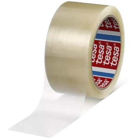 Nastro Imballo Tesa Hot-Melt Cod. 045 66Mx50Mm Trasparente Cf.36Pz