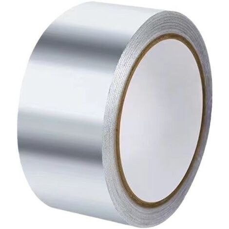 Nastro in alluminio KZQ, nastro termoresistente, adesivo impermeabile e resistente al calore per sigillare, riparare e isolare (3 cm x 5 m)