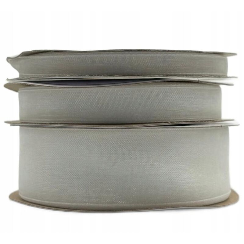 Nastro in chiffon bianco, rotolo da 25 mm e 32 m, per decorazioni