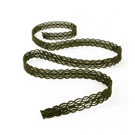 Nastro in Feltro Verde 10 mm x 1,5 mt per decorazioni per confezioni natalizie