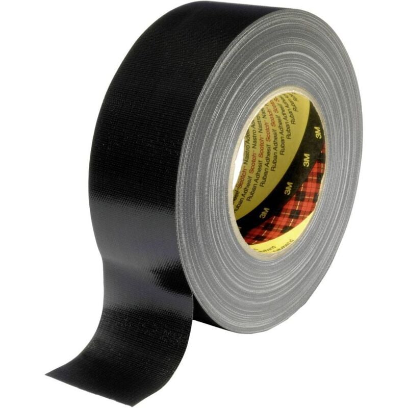 389S50 Nastro in tessuto 389 Nero (l x l) 50 m x