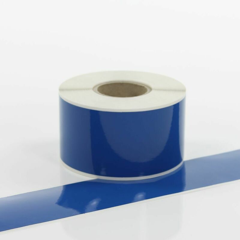 Image of Nastro in vinile adesivo colorato 50mm Colore - Blu, Misura - 50mm x 10 Metri