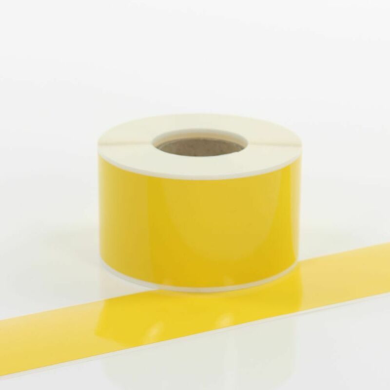 Image of Nastro in vinile adesivo colorato 50mm Colore - Giallo, Misura - 50mm x 10 Metri