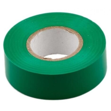Nastro isolante 15x10 mt PVC autoadesivo verde