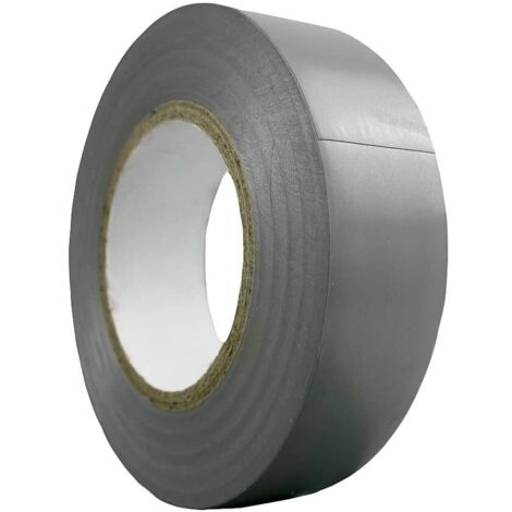 Nastro isolante 20 m. x 19 mm. Grigio Uso domestico