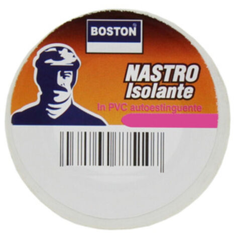 nastro isolante bianco mm 25x25 mt pvc omologato per elettricista