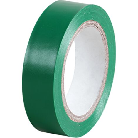 Nastro isolante elettrico 15mm x 10m verde