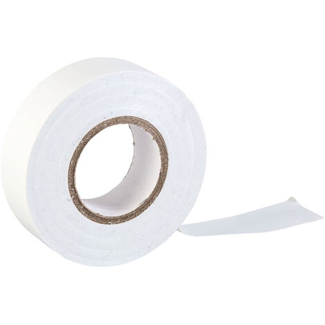 Nastro Isolante Elettrico in PVC 18mm X 20m Bianco