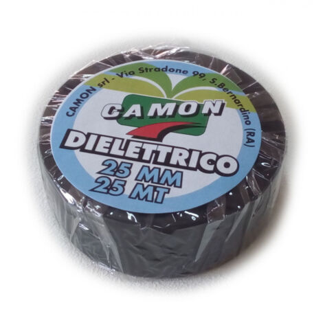 Nastro isolante nero 2,5cm 25mm x 25mt