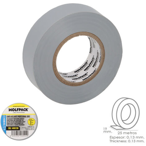 Nastro isolante wolfpack linea profesional professional 25 m 50 mm