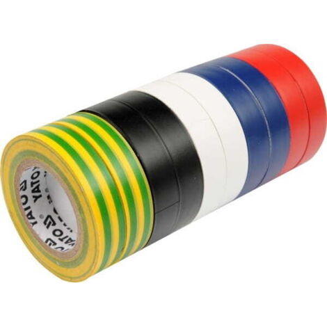 NASTRO ISOLANTE YATO 19mmx20m MIX/10pz.