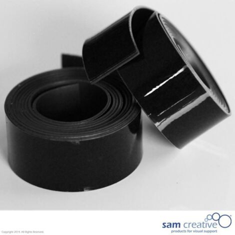 Nastro magnetico per lavagne bianche 20 mm nero