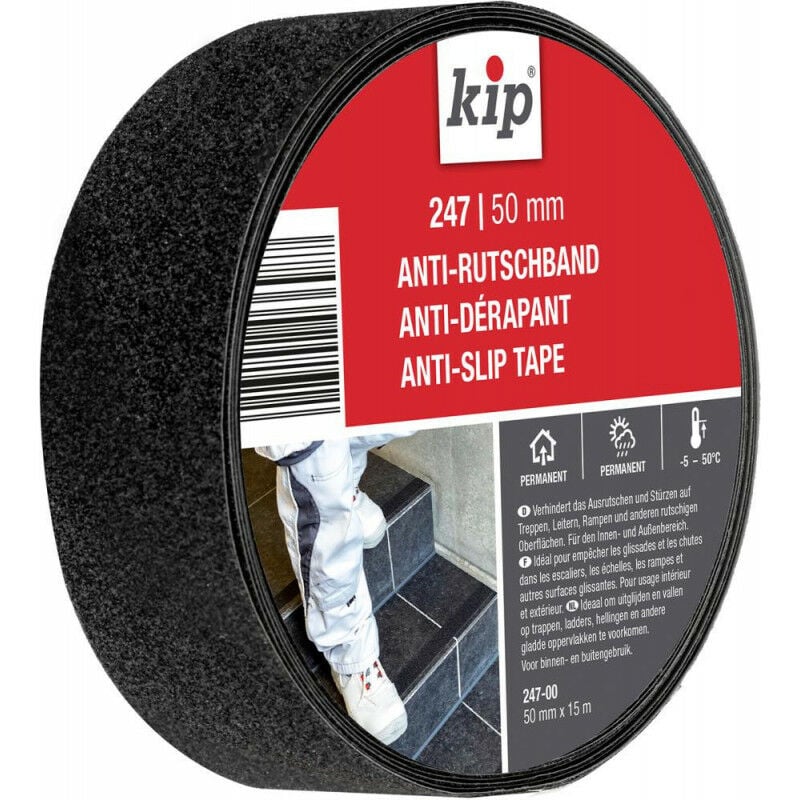 Image of FP - Nastro non slip 247 nero 50mm x 15m