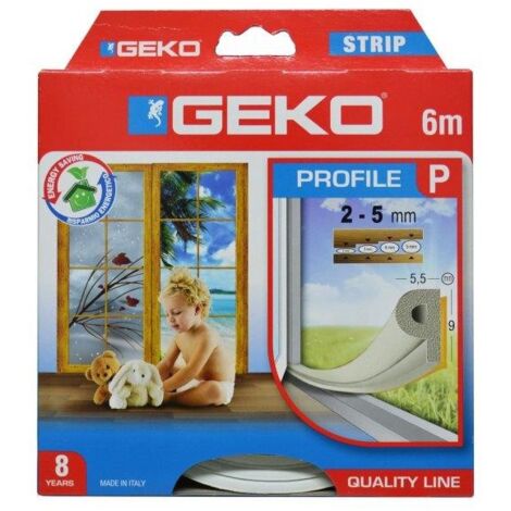 NASTRO PARAFREDDO GOMMA PROFILO P MT 6 BIANCO
